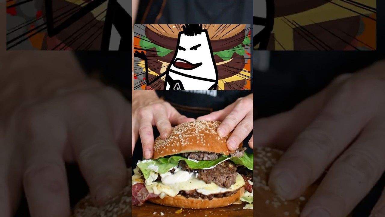 BBB Bruda & NenoCooks prave Hamba&scaron; Predator iz crtanog@brucabracabrudabrada   #kuhanje #balkan