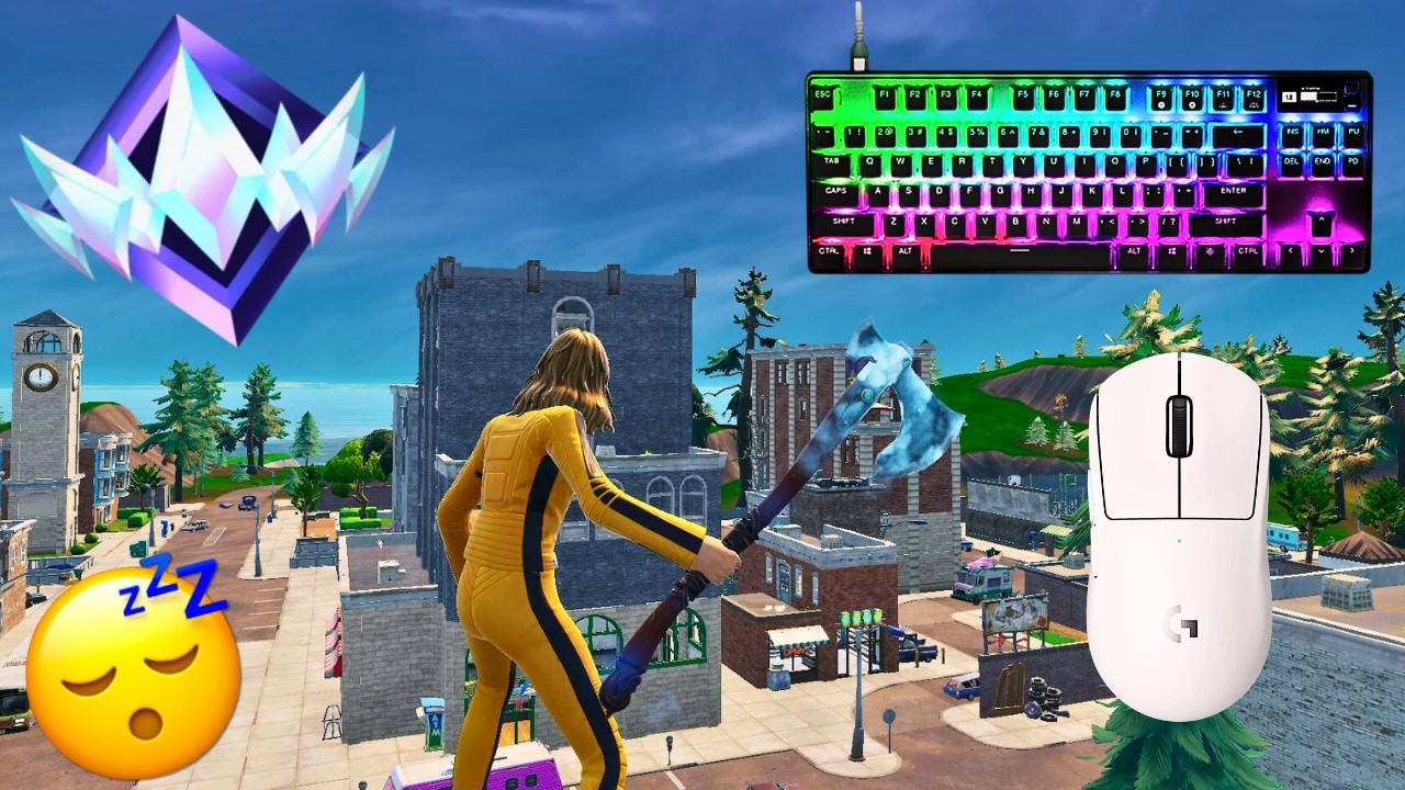 SteelSeries Apex Pro TKL ASMR 😴 Fortnite OG Ranked Reload 🏆 Satisfying Keyboard Fortnite 240 FPS 4K