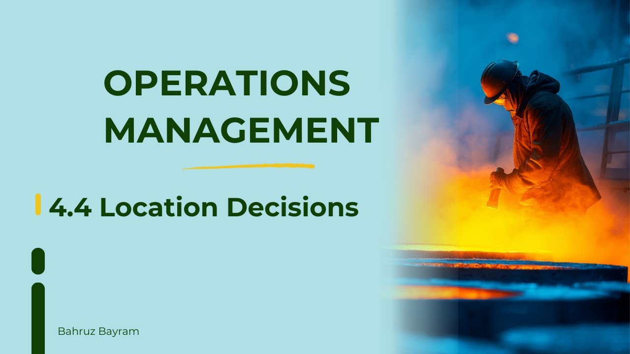 IGCSE Business Studies  Ch 4.4 | Location Decisions | Factors for Manufacturing, Services & Retail