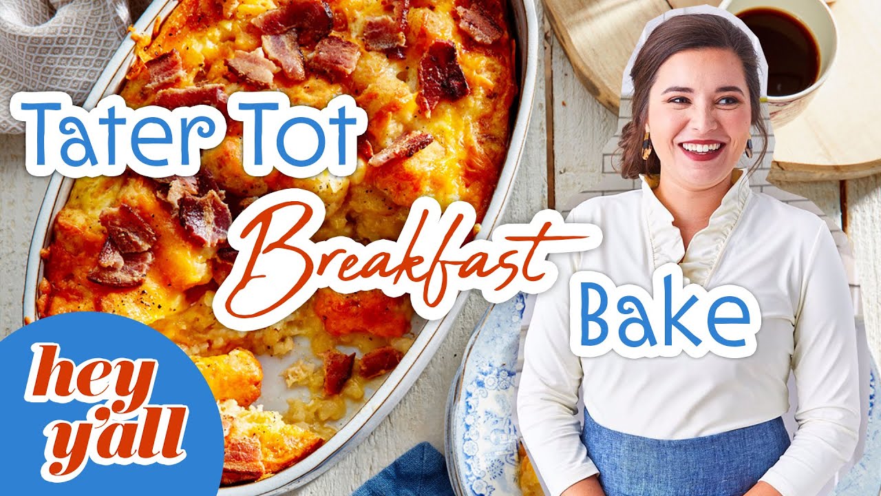 Tater Tot Breakfast Casserole | Easy and Delicious Recipe for Brunch | Hey Y'all