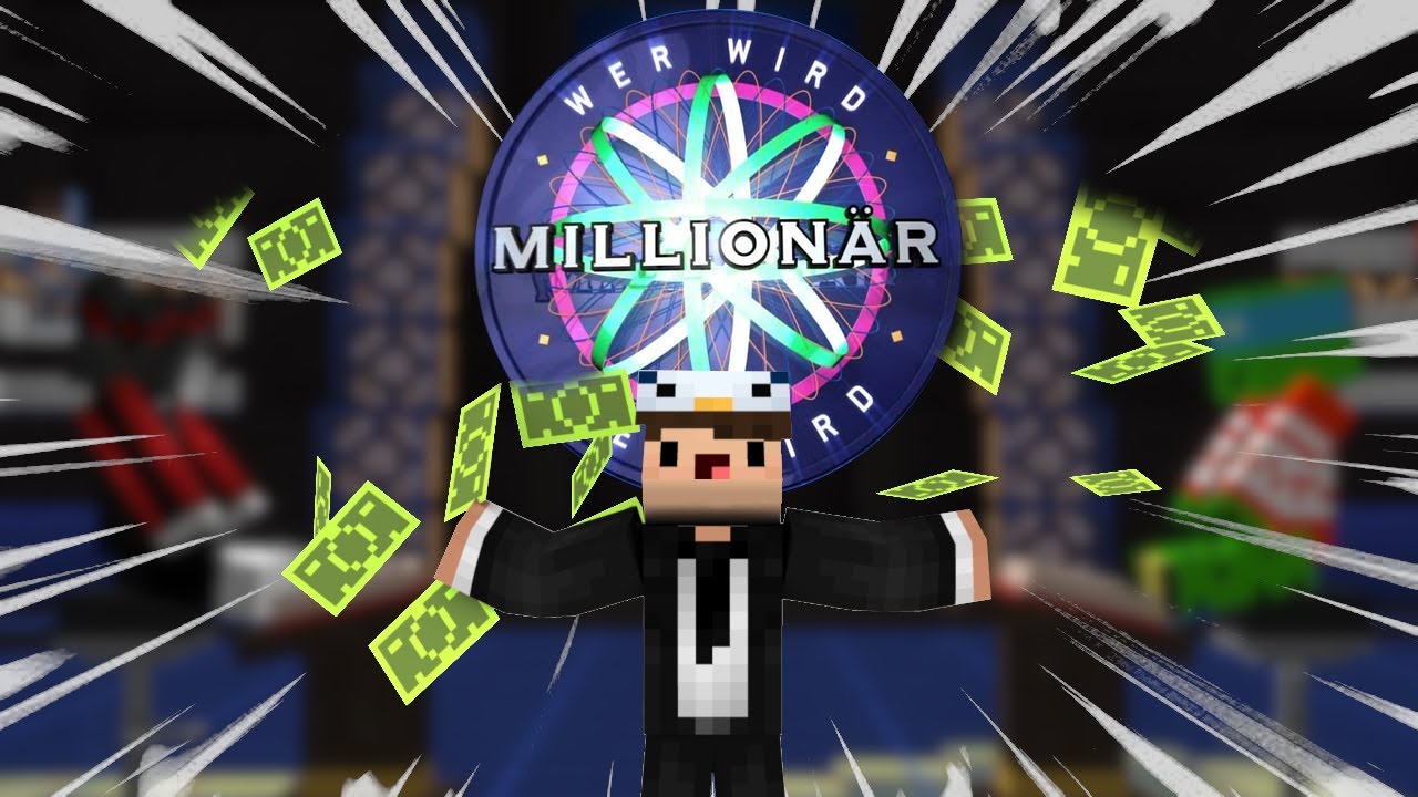 WER WIRD MILLIONÄR in MINECRAFT mit Ganghebel!
