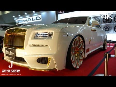 (4K)ROLLS ROYCE WRAITH Black Bison Edition ロールスロイス レイス- 大阪オートメッセ 2016
