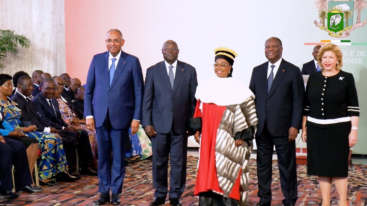 Prestation de serment  de Mme  Chantal Nanaba CAMARA, Présidente  du Conseil Constitutionnel