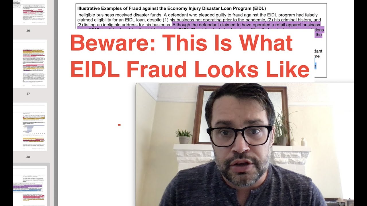 This is What EIDL Fraud Looks Like
