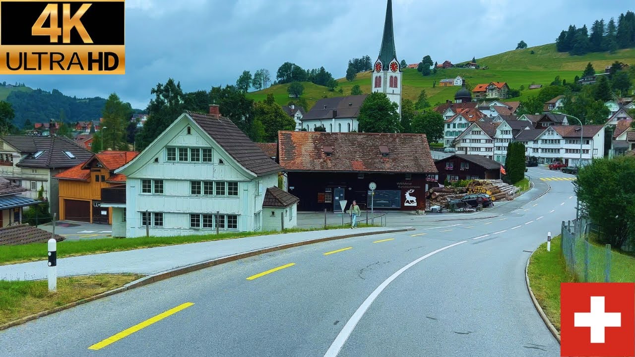 Driving in Switzerland from KRIESSERN to APPENZELL I The Best Scenic Views