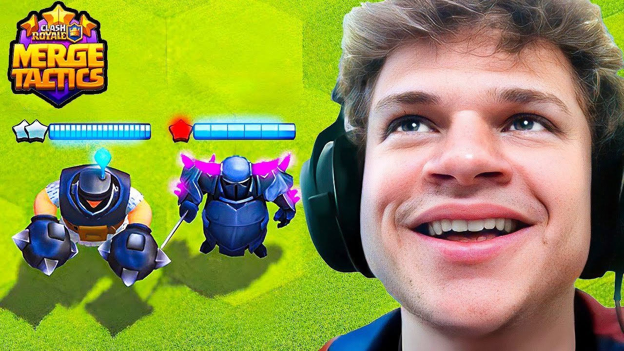 Впервые играю в Merge Tactics! (Clash Royale)
