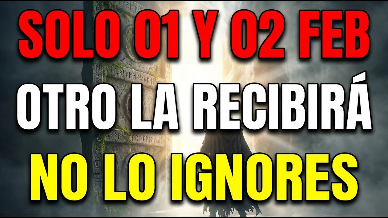 SENTENCIA FINAL: SOLO 01 Y 02 DE FEBRERO. SI IGNORAS ESTO, OTRO TOMARÁ TU BENDICIÓN HOY...