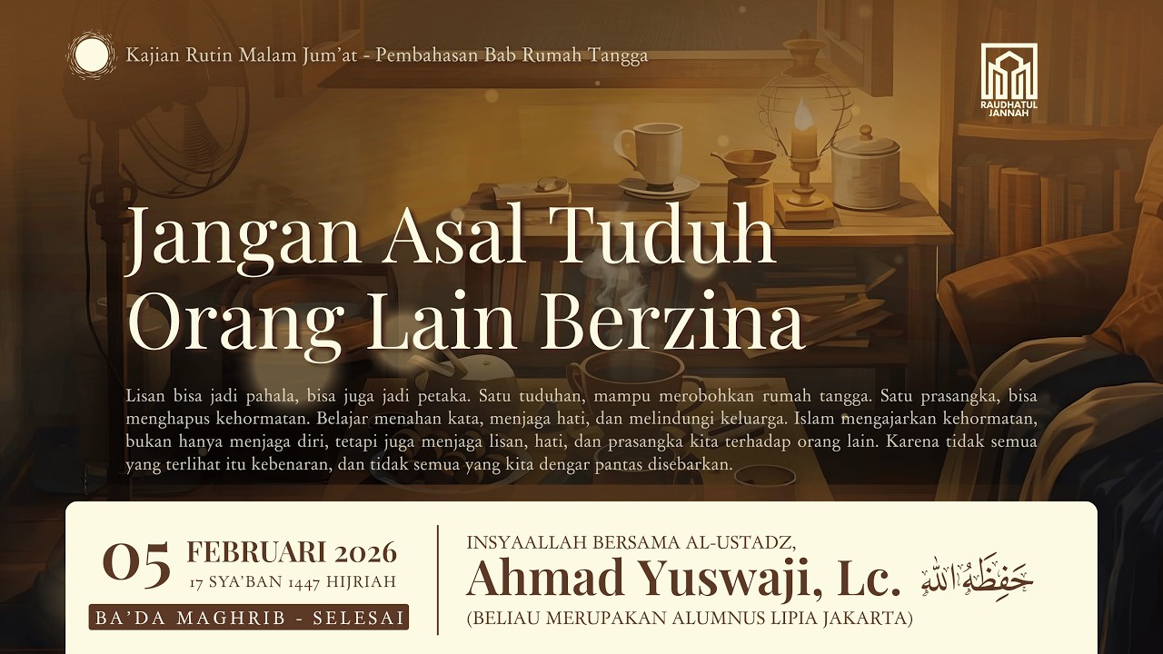 [LIVE] KAJIAN RUTIN MALAM JUM'AT | Ustadz Ahmad Yuswaji, Lc. Hafidzahullah