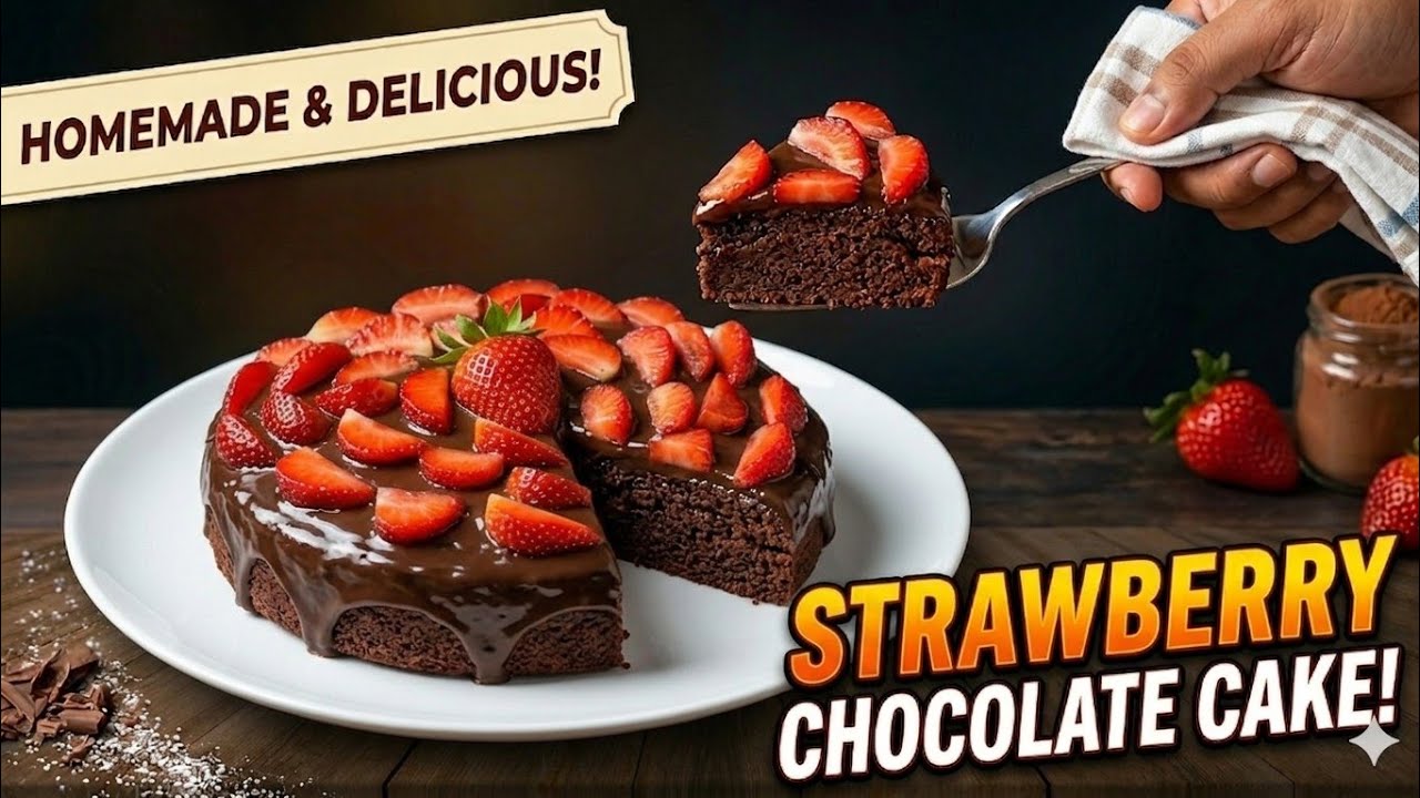 Eggless Strawberry Serenade Cake| Anniversary Cake 🎂 #youtube#baking#love #trending #viral #homemade