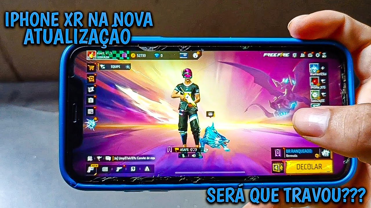 COMO TA RODANDO O IPHONE XR NESSA NOVA ATUALIZAÇÃO!!! TRAVA??