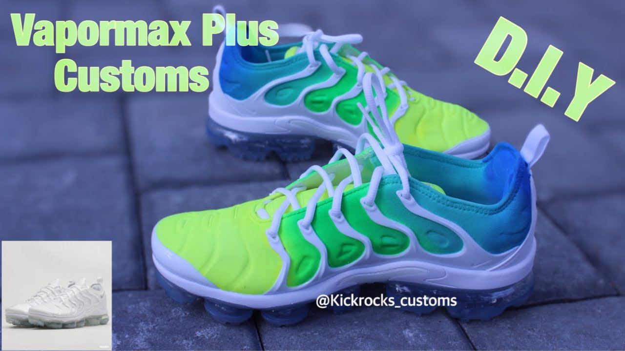 Custom Vapormax Plus ( SATISFYING ) ** MUST WATCH**