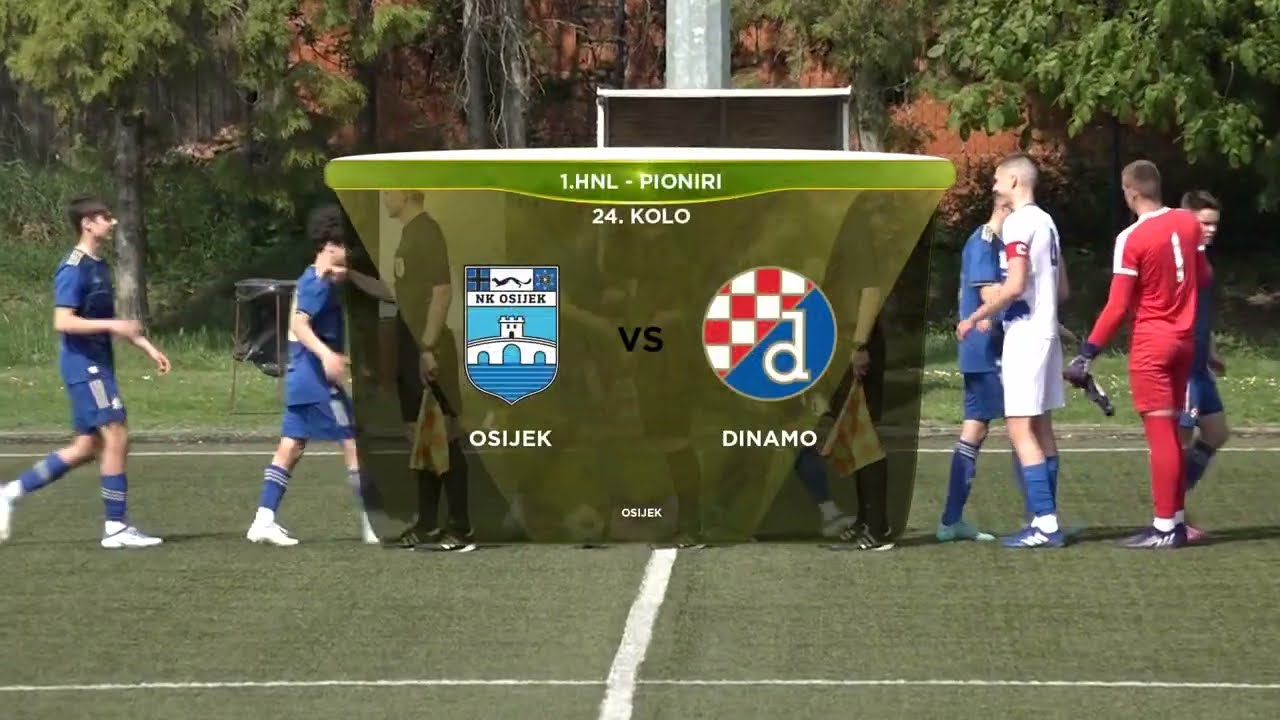 OSIJEK vs DINAMO 1:0 (24. kolo, Prva HNL - Pioniri 21/22)