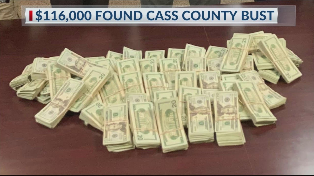 Traffic stop leads to money laundering charges and seizure of over $100,000