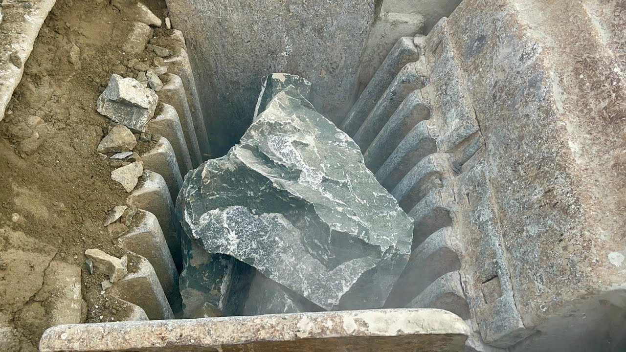 WORLD'S BIGGEST Rock Crusher DESTROYSGIANT Mountain Stone! 