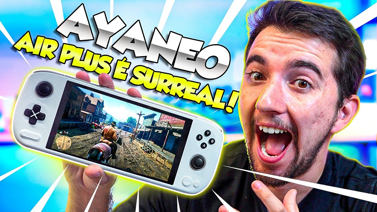 MELHOR QUE STEAM DECK! Ayaneo Air Plus é um PC GAMER de BOLSO! Vale a pena?