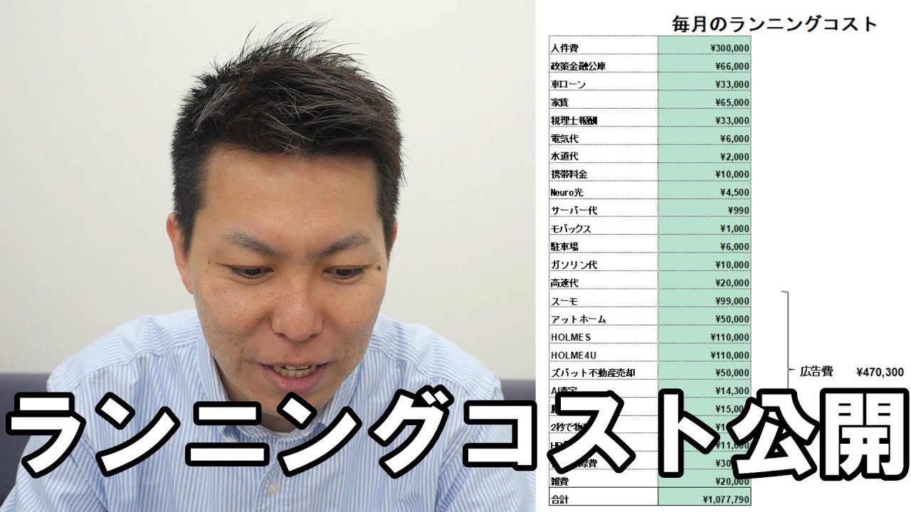 会社を始めると毎月こんなにお金が掛かる【当社のランニングコストを公開】