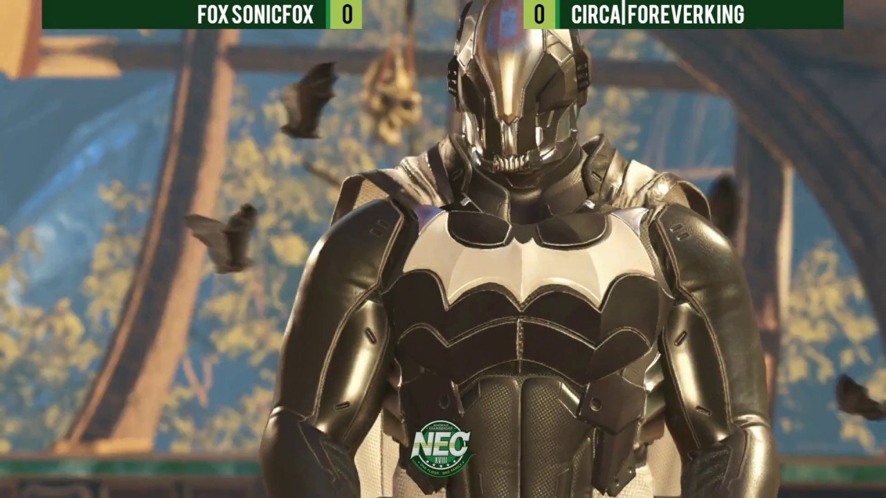NEC18 - Day 3 - Injustice 2 Top 8 ft Dragon, SonicFox, Theo [1080p/60fps]