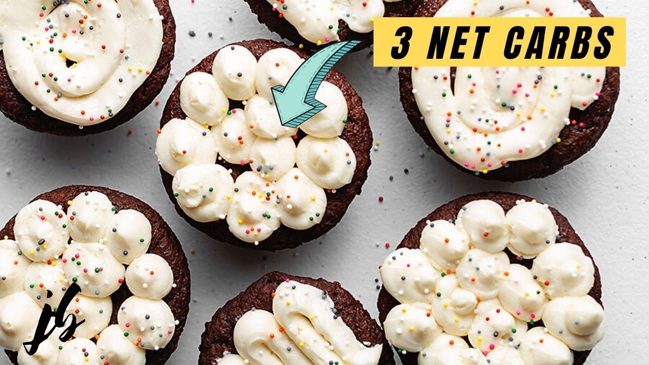 Keto Chocolate Cupcakes with Buttercream Frosting