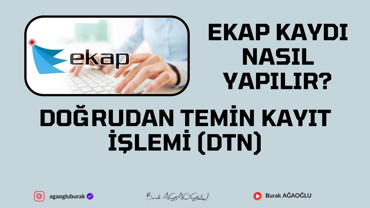 EKAP KAYIT İŞLEMİ NASIL YAPILIR? DOĞRUDAN TEMİN KAYIT NUMARASI NASIL ALINIR? TÜM AYRINTILAR...