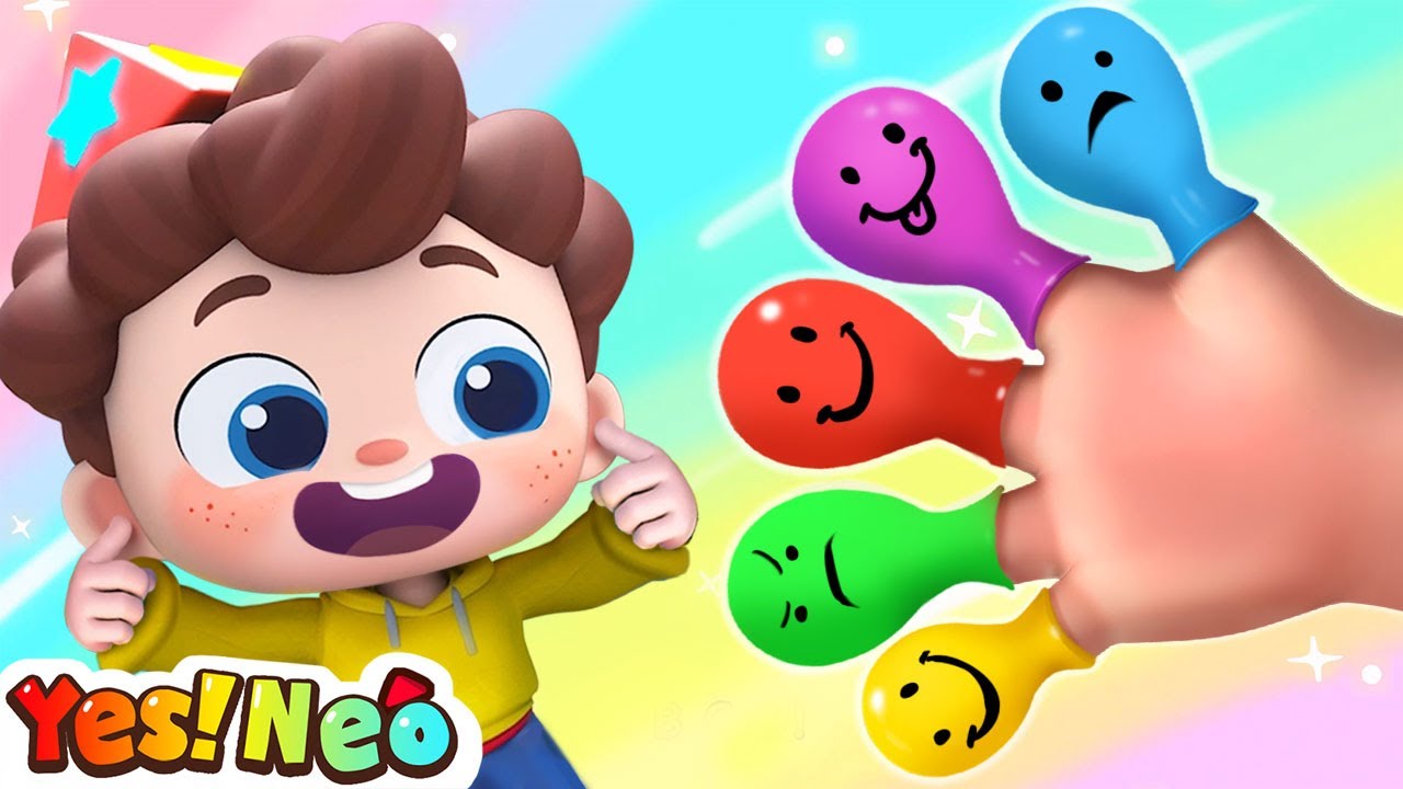 Kids Play with BALLOONS | Balloon Pop Song | Nursery Rhymes & Kids Songs | Yes! Neo
