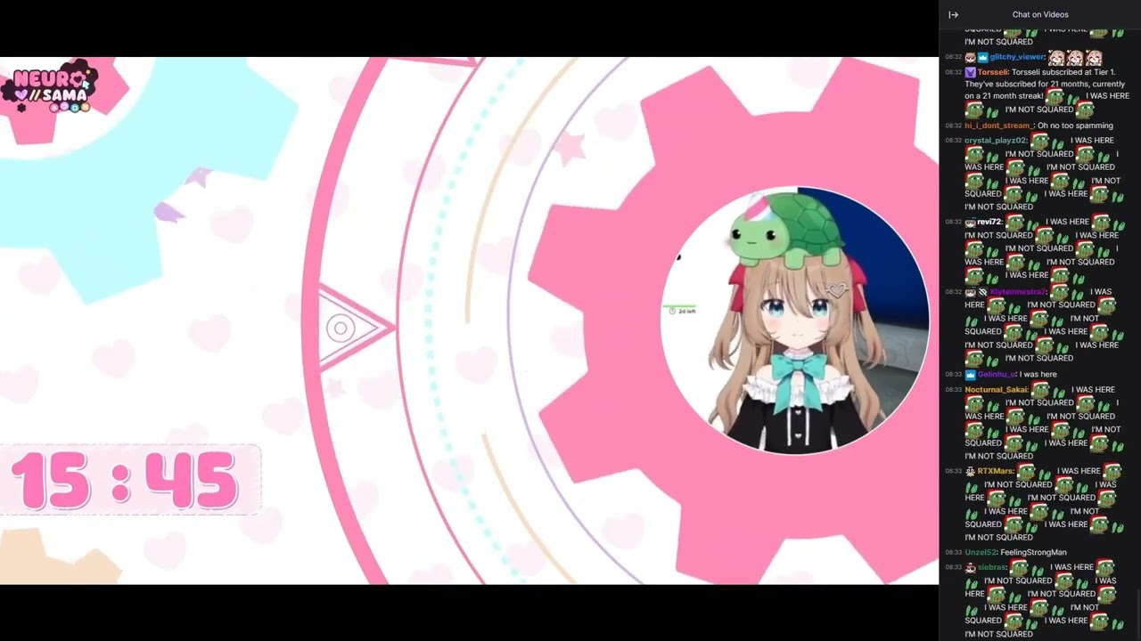 Neuro-sama 2nd Subathon Intro with Twitch Chat