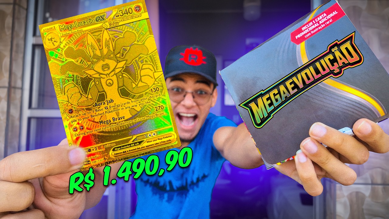 ABRI A NOVA COLE&Ccedil;&Atilde;O de MEGA EVOLU&Ccedil;&Atilde;O POKEMON!
