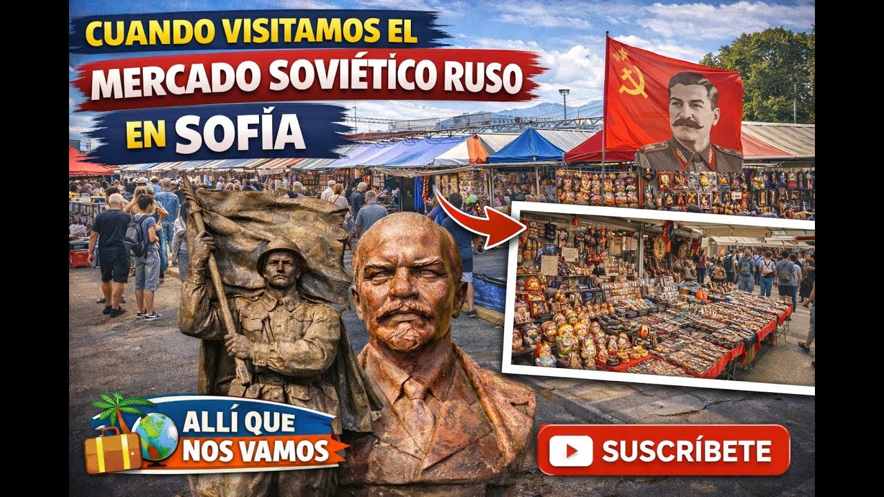 ❌MERCADO SOVIETICO Y RUSO EN SOFIA - BULGARIA / VAN LIFE