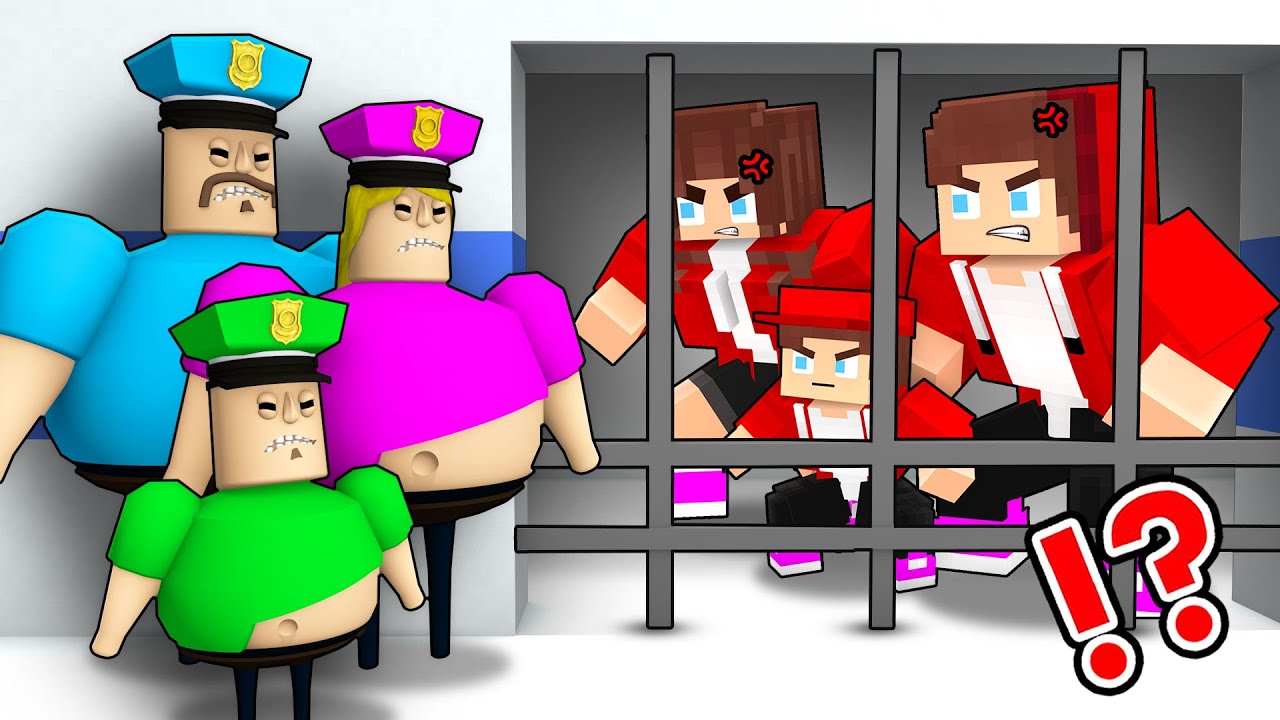 JJ Strong vs BARRY - ROBLOX - Maizen Minecraft Animation