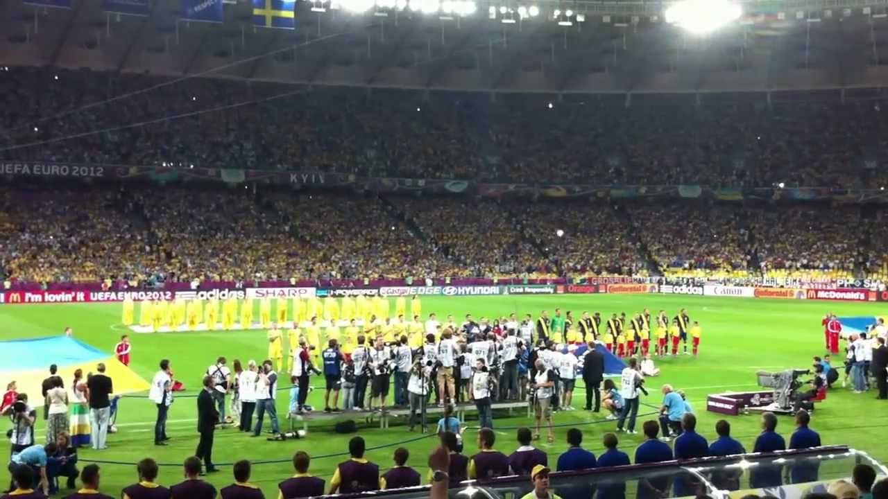 Euro 2012 / Ukraine - Sweden / 11.06.2012 / National Anthems
