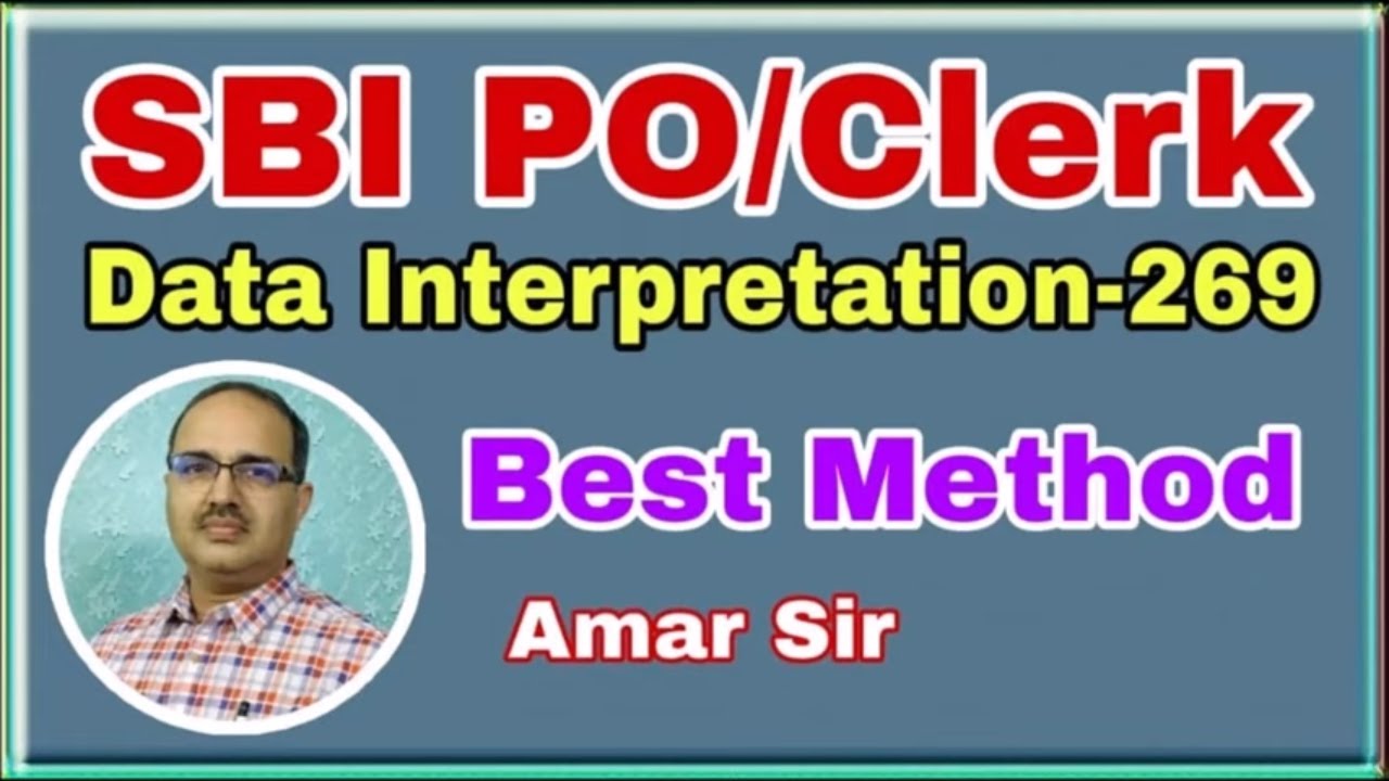 Data Interpretation Questions-269 SBI PO 2020 SBI Clerk 2020 