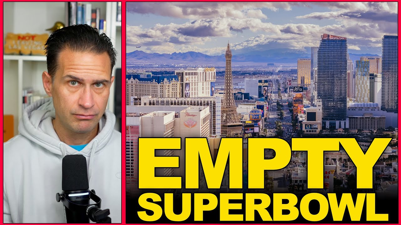Vegas is EMPTY on Superbowl Weekend. AI is KILLING JOBS. Vegas Housing Market MELTDOWN. News Update