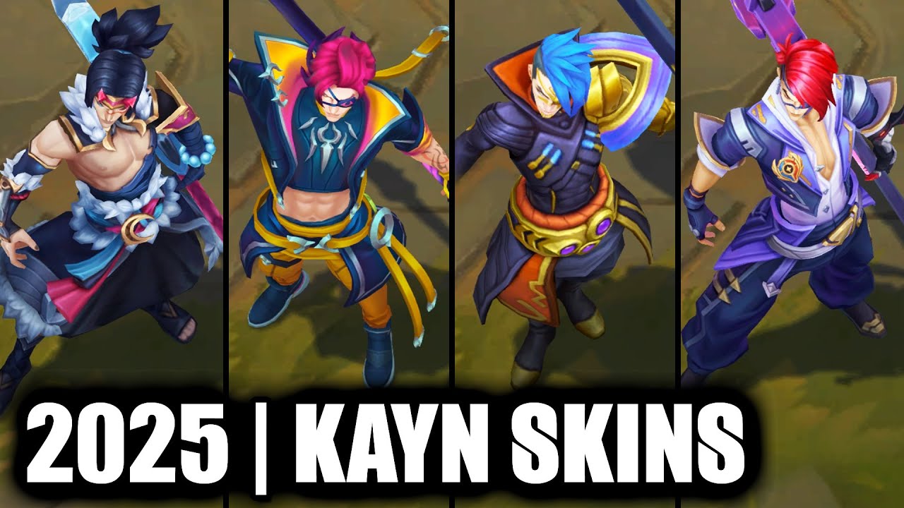 ALL KAYN SKINS SPOTLIGHT 2025 | League of Legends