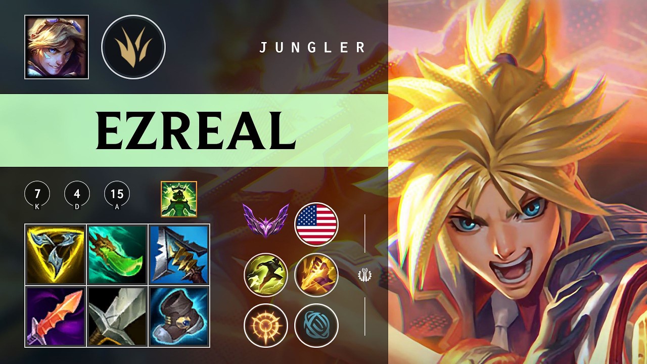 Ezreal Jungle vs Elise - NA Master Patch 26.04