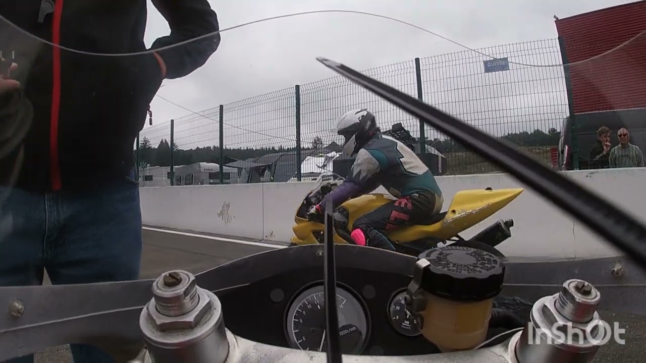 Bikers Festival Spa 2025. Onboard Yamaha TZ 250 W Reverse Cylinder.