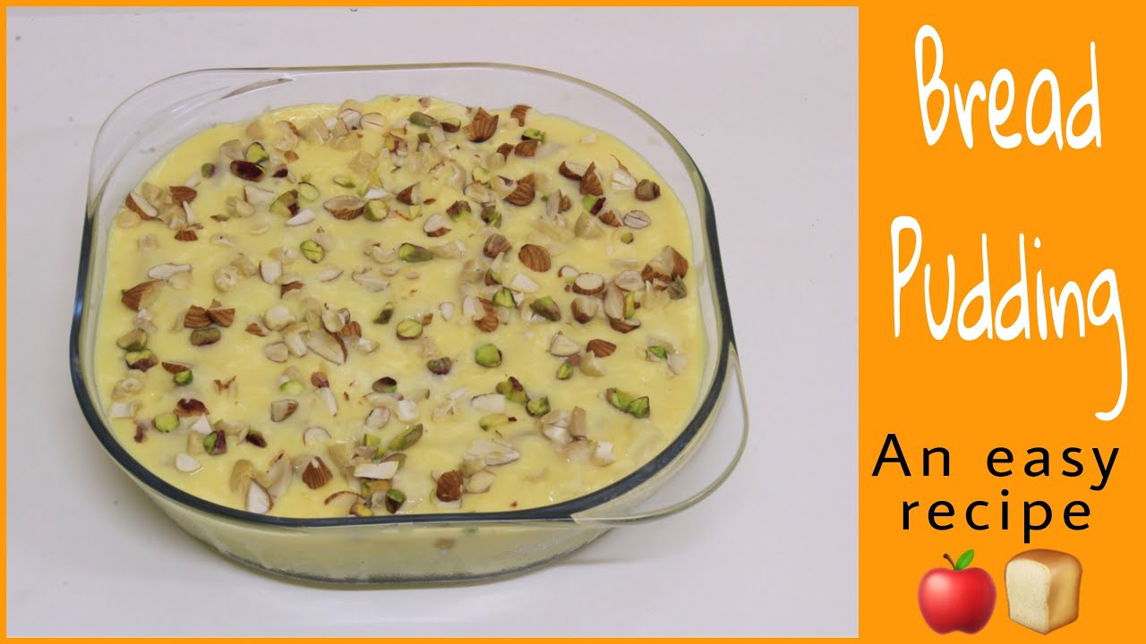 How to make apple cinnamon bread pudding | Easy pudding recipe | Apple Bread pudding without oven