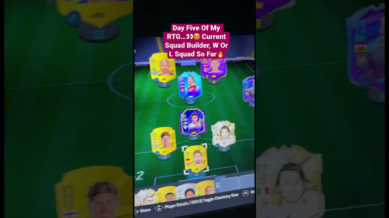 RTG SQUAD BUILDER ON FIFA 23..😍🔥 Day 5 Upgrades On The RTG #fifa23 #squad #fifa