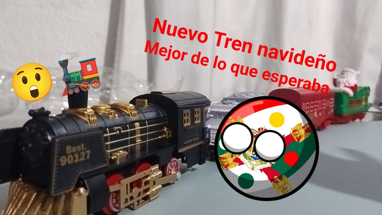 Unboxing Nuevo tren navideño para árbol de naviddad (Mejor de lo que esperaba)