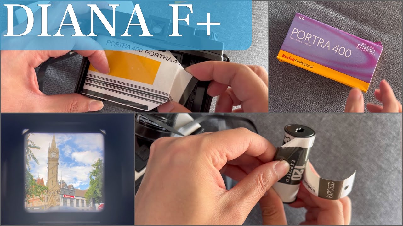 Diana F+ Camera 120 Film Load & Unload - LOMOGRAPHY