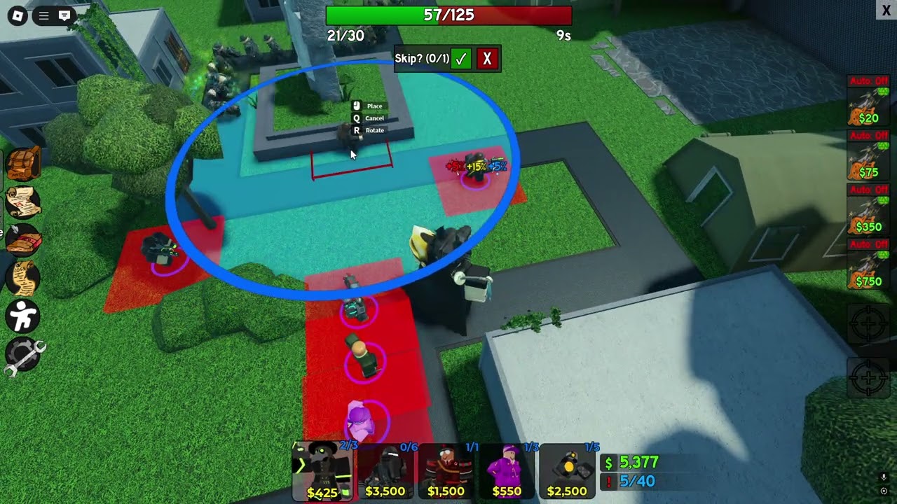 Adventure tower defense solo military hard no special perk tower