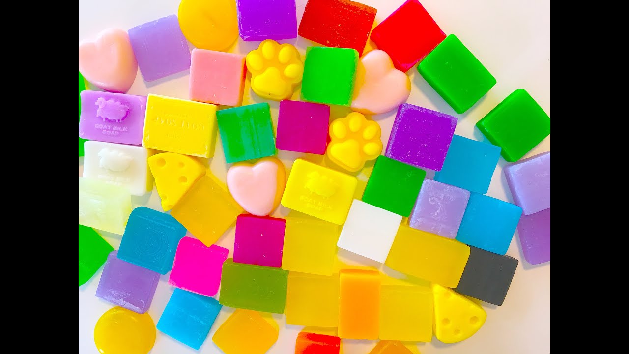 Foam & Soap Cube Sounds ASMR/