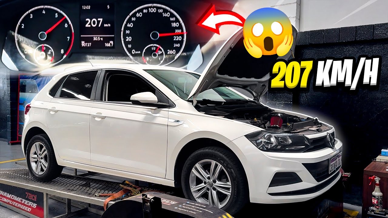POLO 1.6 MSI DANDO MAIS DE 205 KM/H COM REMAP BENGA TV
