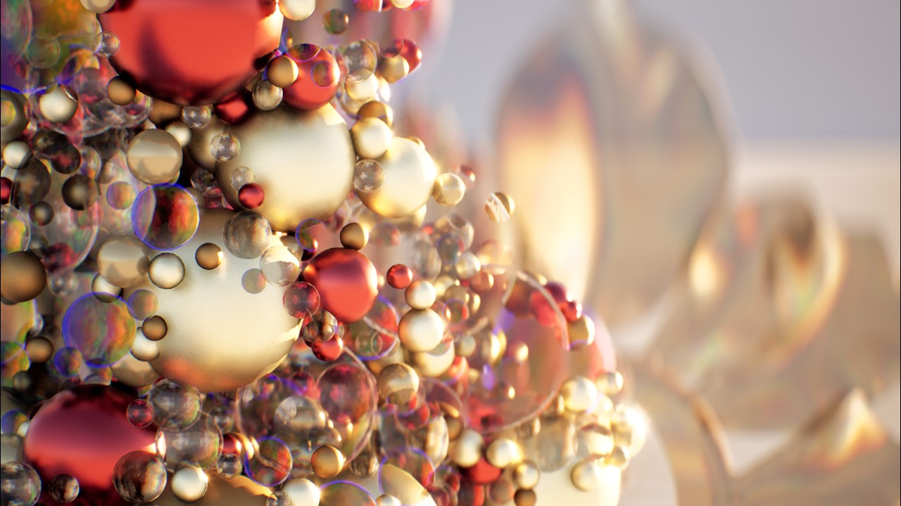 Diamond Glass Material with Light Dispersion. Chromatic Aberration Crystal Shader - Unreal Engine