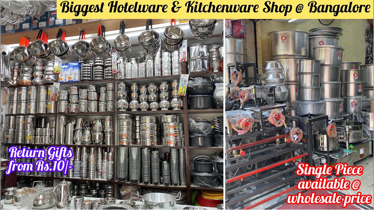 One Stop Destination for Steel Aluminium Brass Copper Anodised Iron Melamine #hotelware #kitchenware