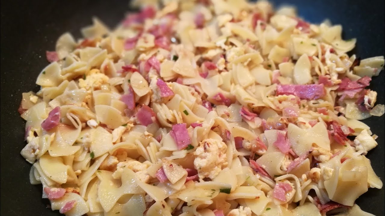 Masak Pasta simple ala Austria .. Schinkenfleckerl