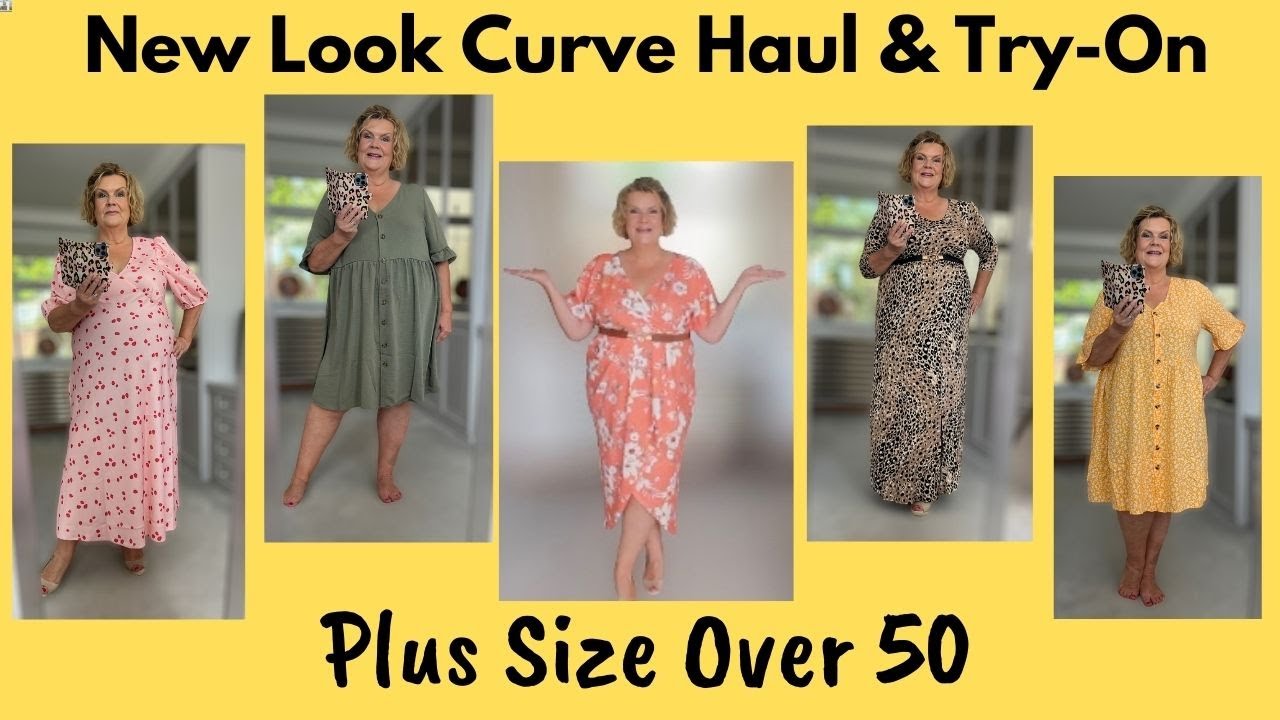 New Look Curve Haul & Try On - Plus Size Over 50  - Dresses For Summer Holidays