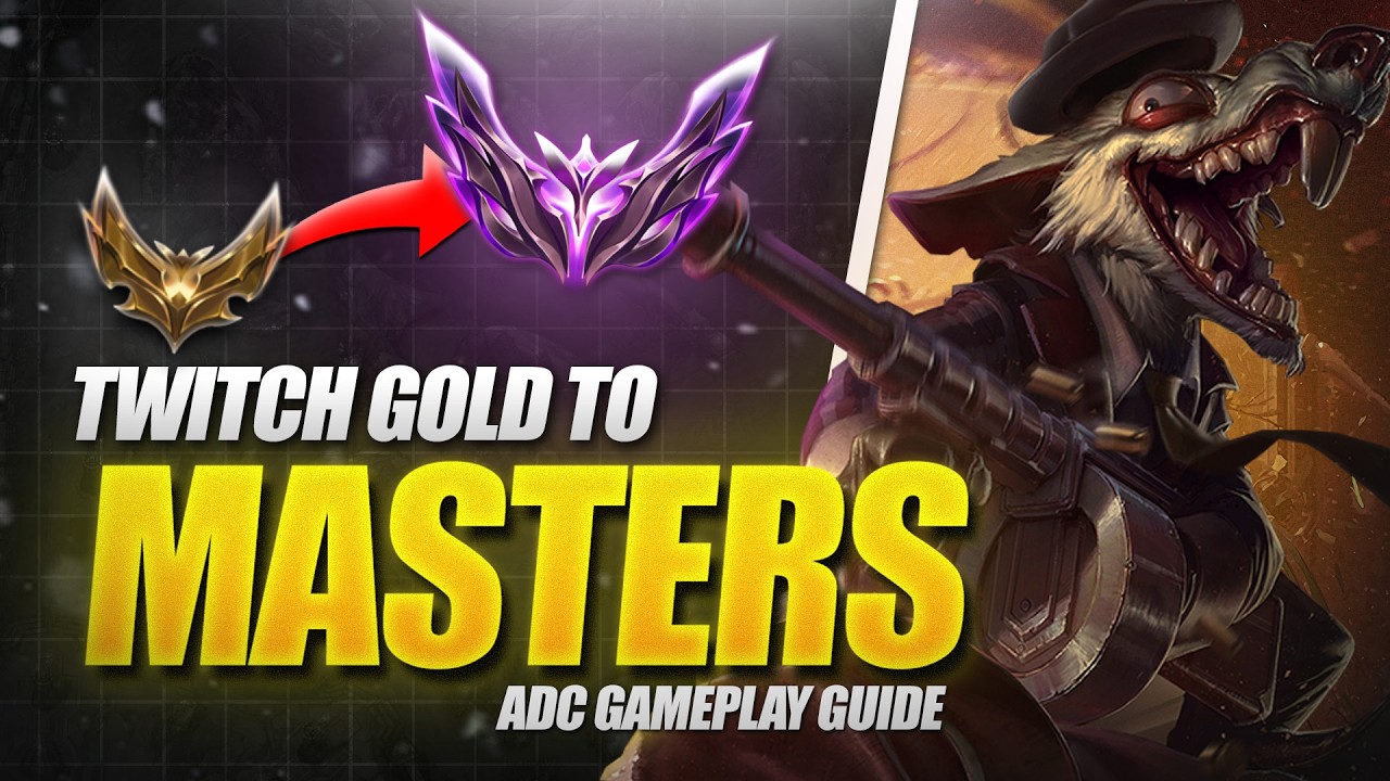 С ЗОЛОТА ДО МАСТЕРА НА TWITCH &mdash; Гайд по игре за ADC &mdash; Скрытный убийца!