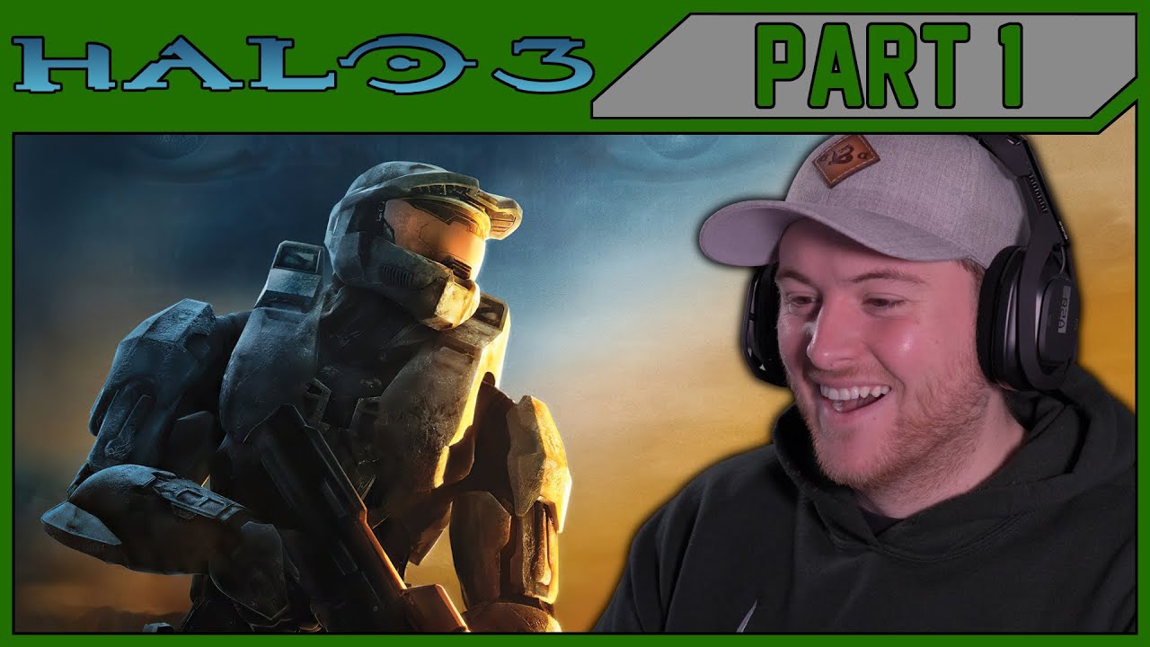 Royal Marine Plays HALO 3 For The First Time! Part 1!