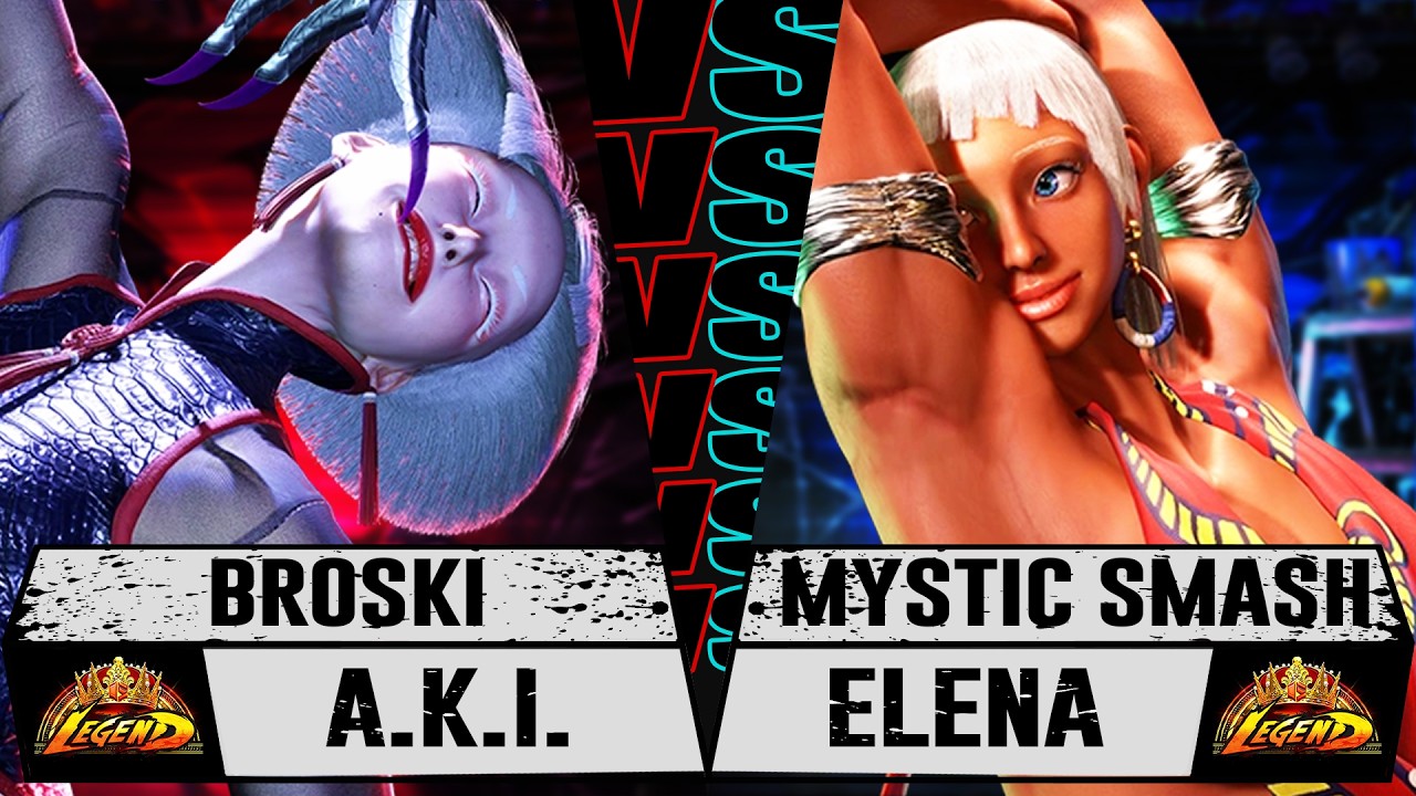 Broski (A.K.I.) vs Mystic Smash (Elena) - Street Fighter 6