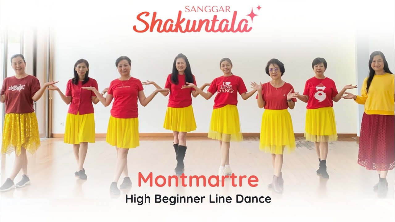 Montmartre - High Beginner Line Dance - at Bora-Bora Class.