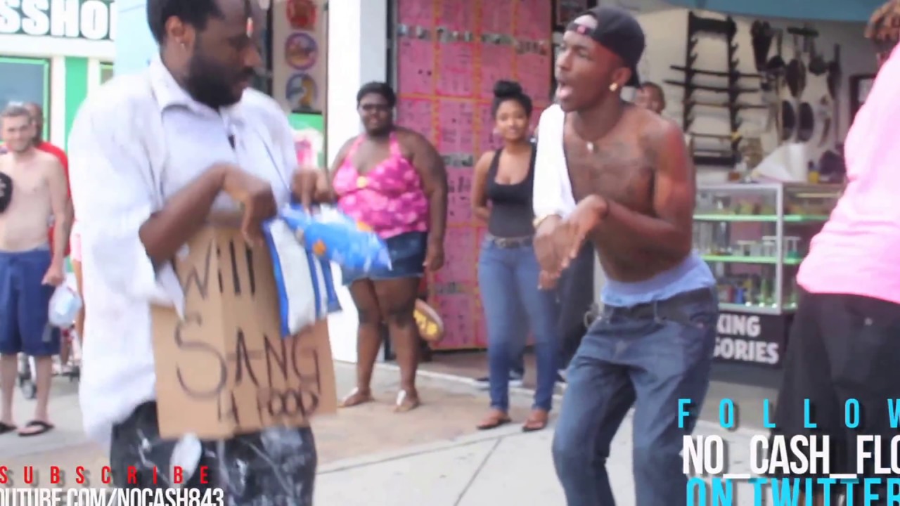 "Homeless man Takes 'em 2 Church!!!!"